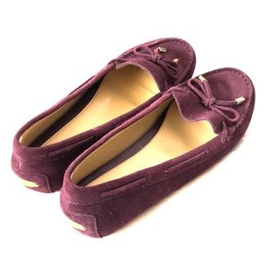 Michael Kors maroon slippers/flats. Never worn!